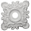Ekena Millwork CM18CRCBC Crawley Ceiling Medallion, 18"W X 18"H X 3 1/4